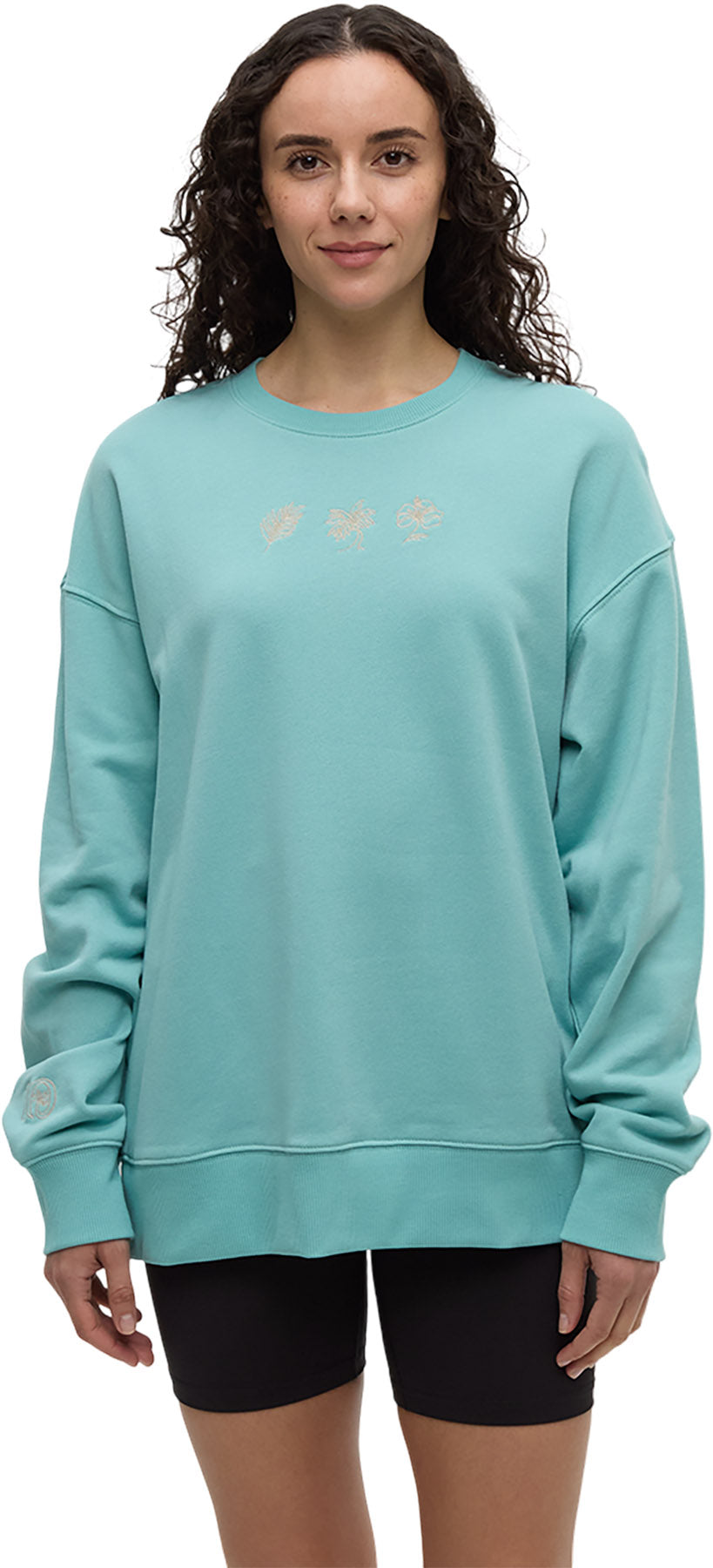 Haiti Embroidery Relaxed Crew - Women's