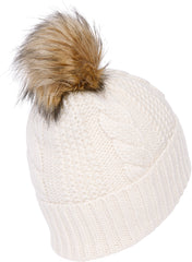 Oh Mega Fur Pom Beanie - Women's
