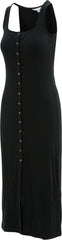 Cloud Rib Button Tank Dress - Women's