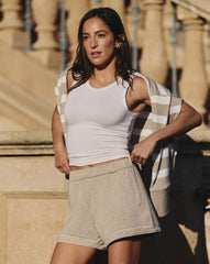 Cloud Terry Varsity Shorts - Women's