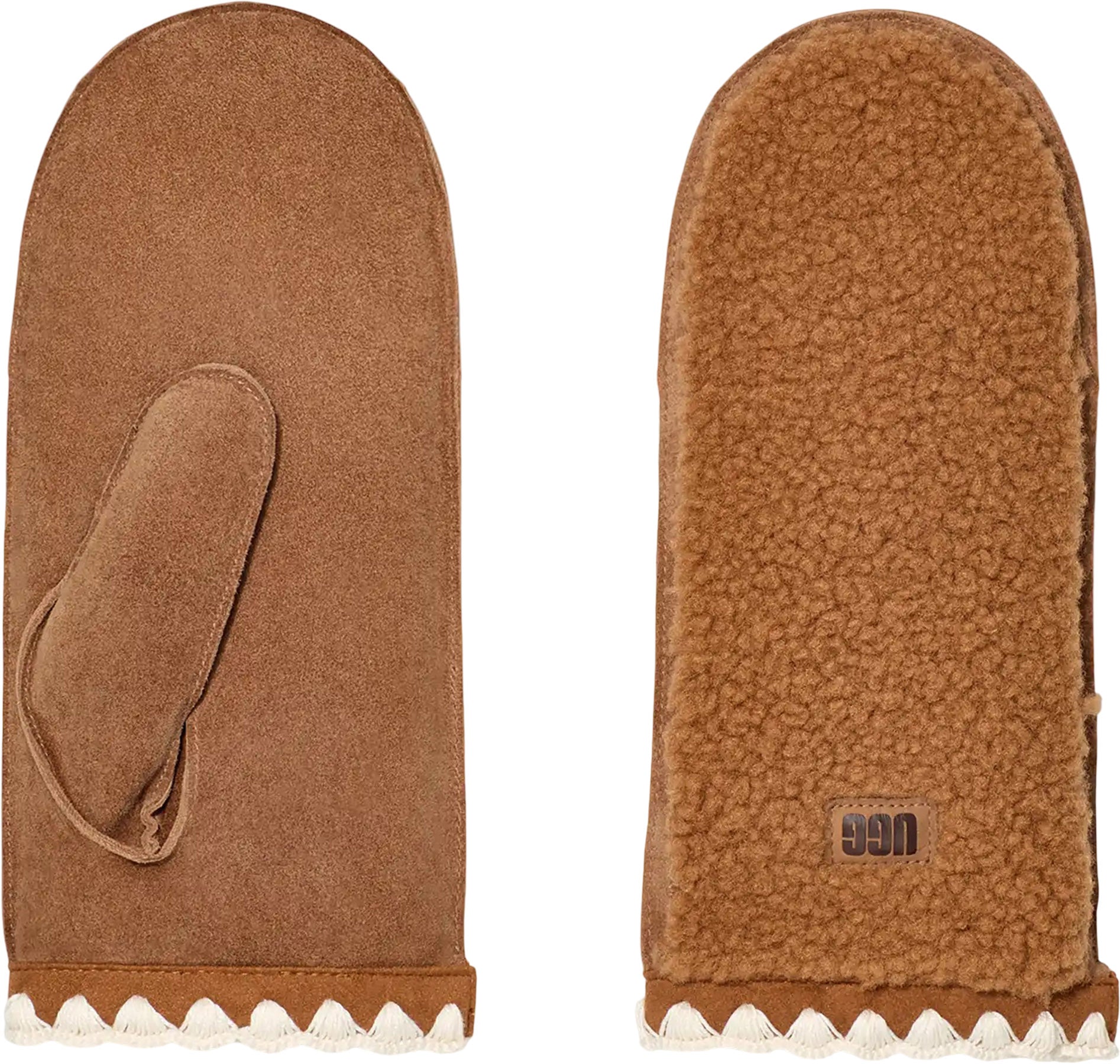 UGGfluff Scalloped Mittens - Women's