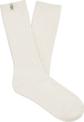 Rib Knit Slouchy Crew Sock - Women's