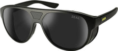 Selkirk Polarized Sunglasses - Matte Black - Dark Grey Lens