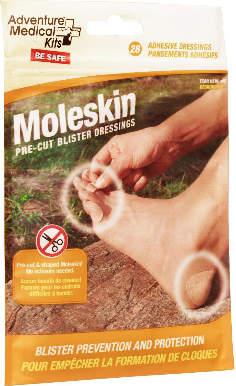 Moleskin Pre-cut and Shaped Blister Dressings