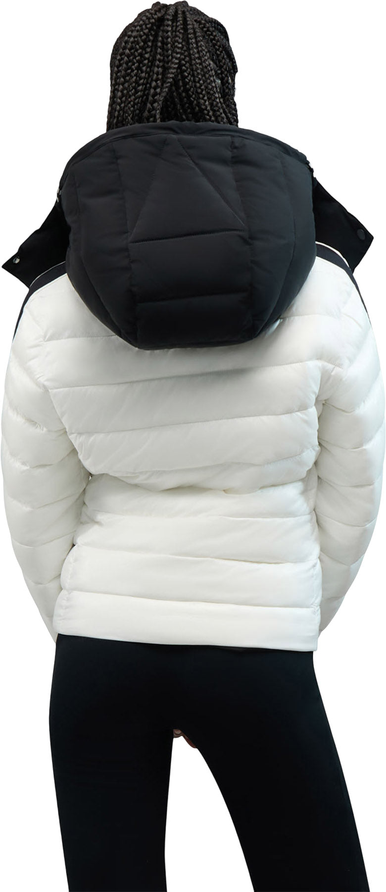 Rousset Lightweight Cinched Puffer Jacket with Contrast Detailing - Women's