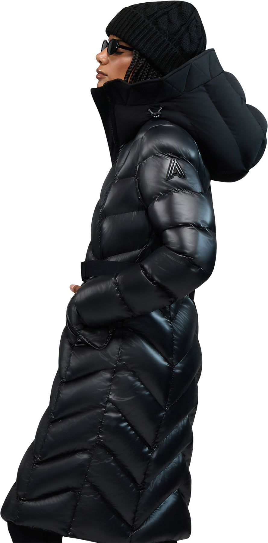 Bellevaux Puffer Coat with Adjustable Belt - Women's