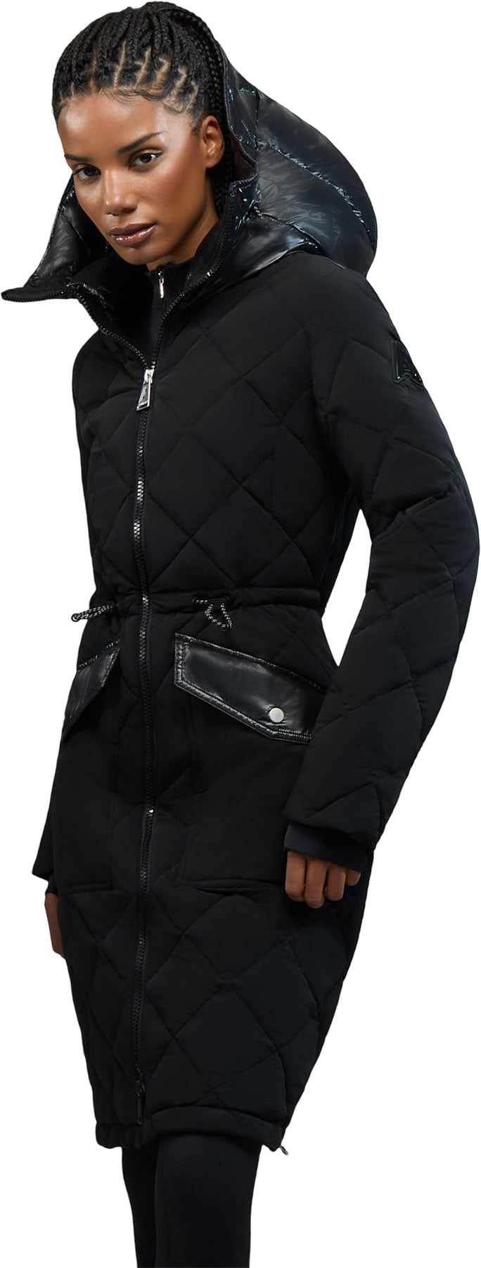 Arly Elongated Hybrid Lightweight Puffer Coat - Women's
