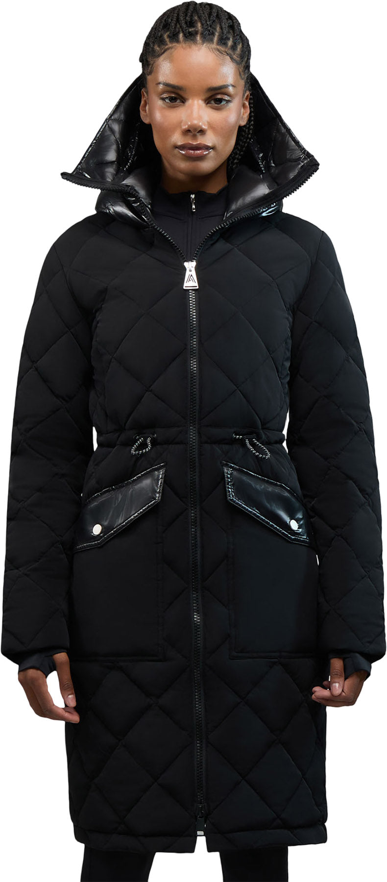 Arly Elongated Hybrid Lightweight Puffer Coat - Women's