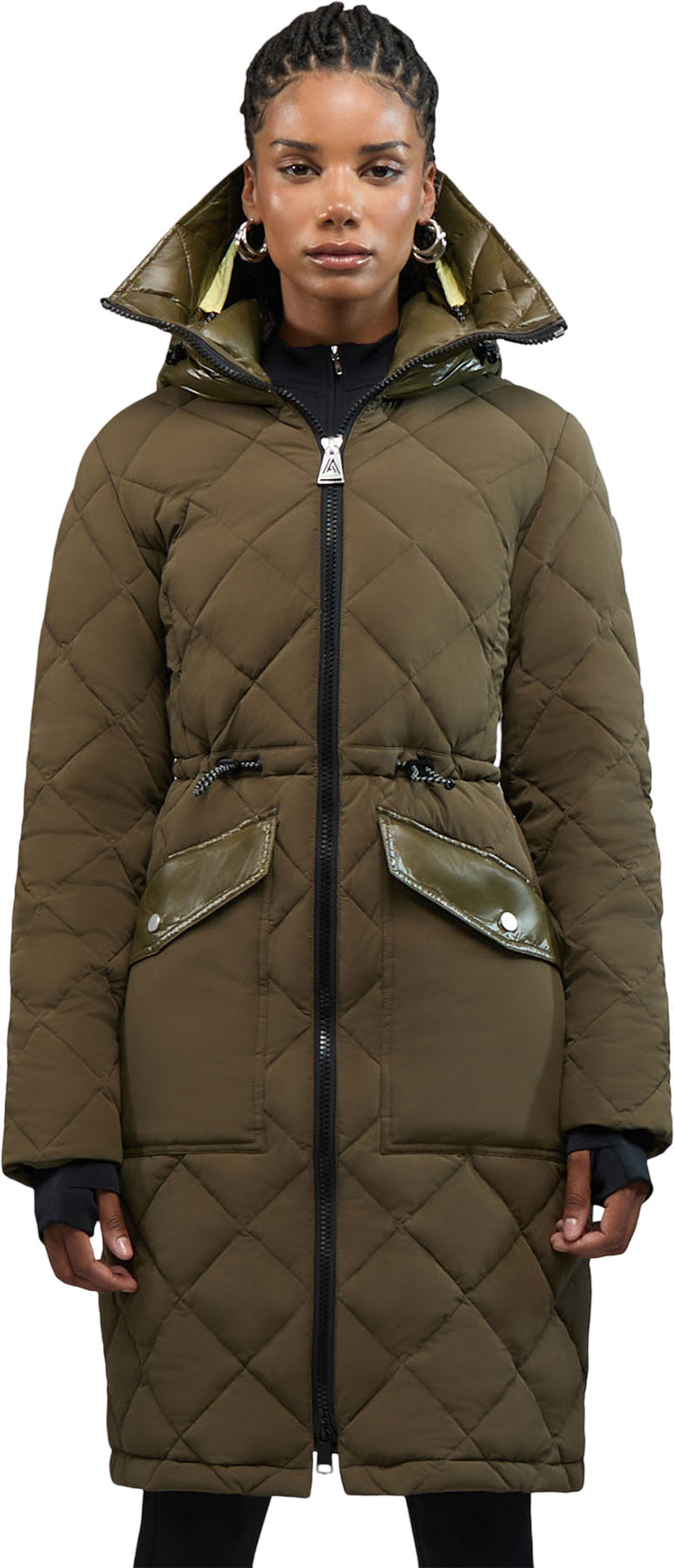 Arly Elongated Hybrid Lightweight Puffer Coat - Women's