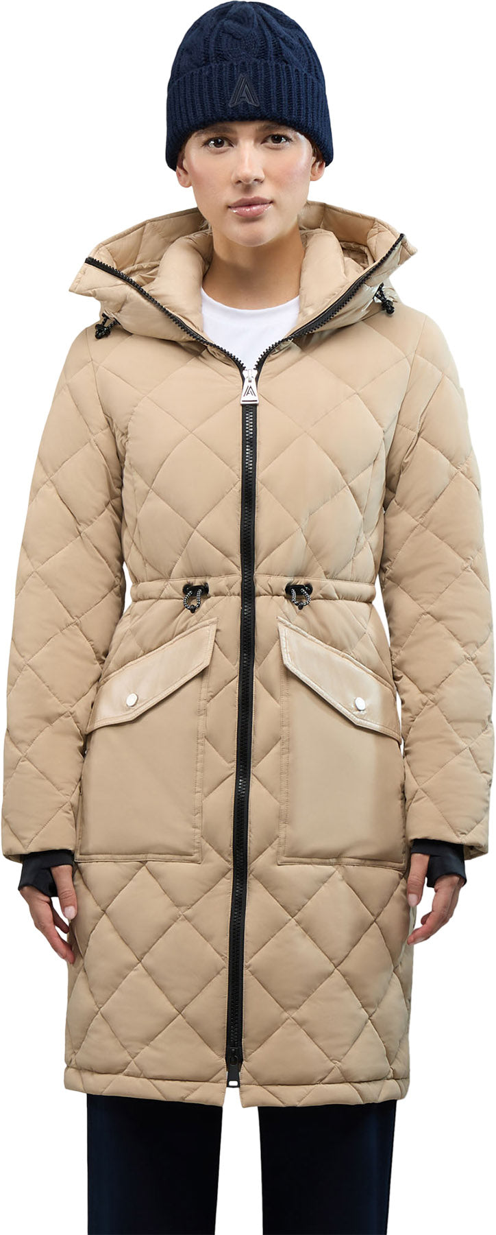 Arly Elongated Hybrid Lightweight Puffer Coat - Women's