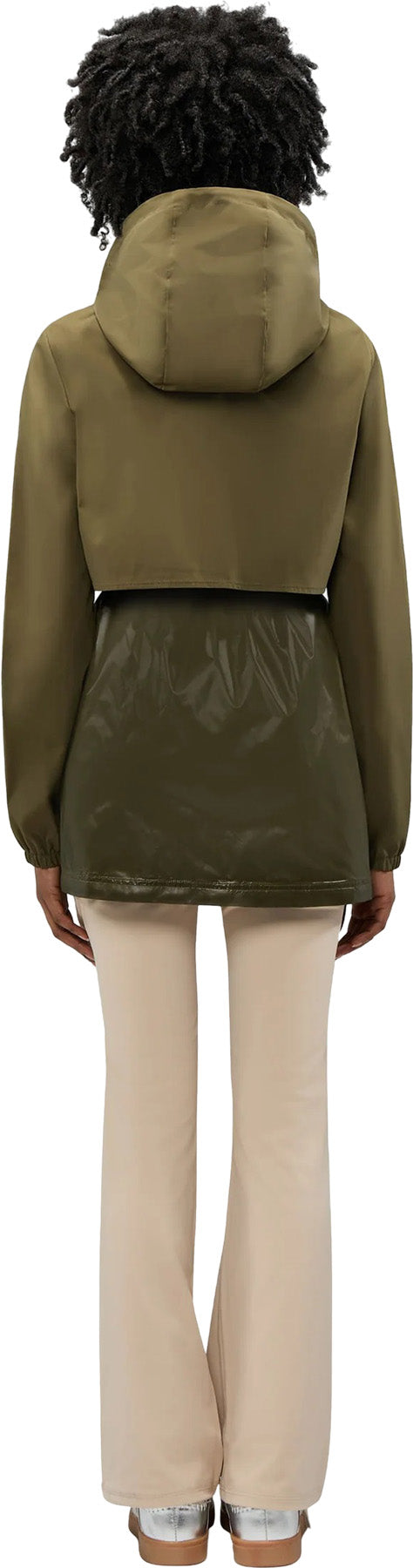 Valmenier Raincoat with Retractable Hood - Women's