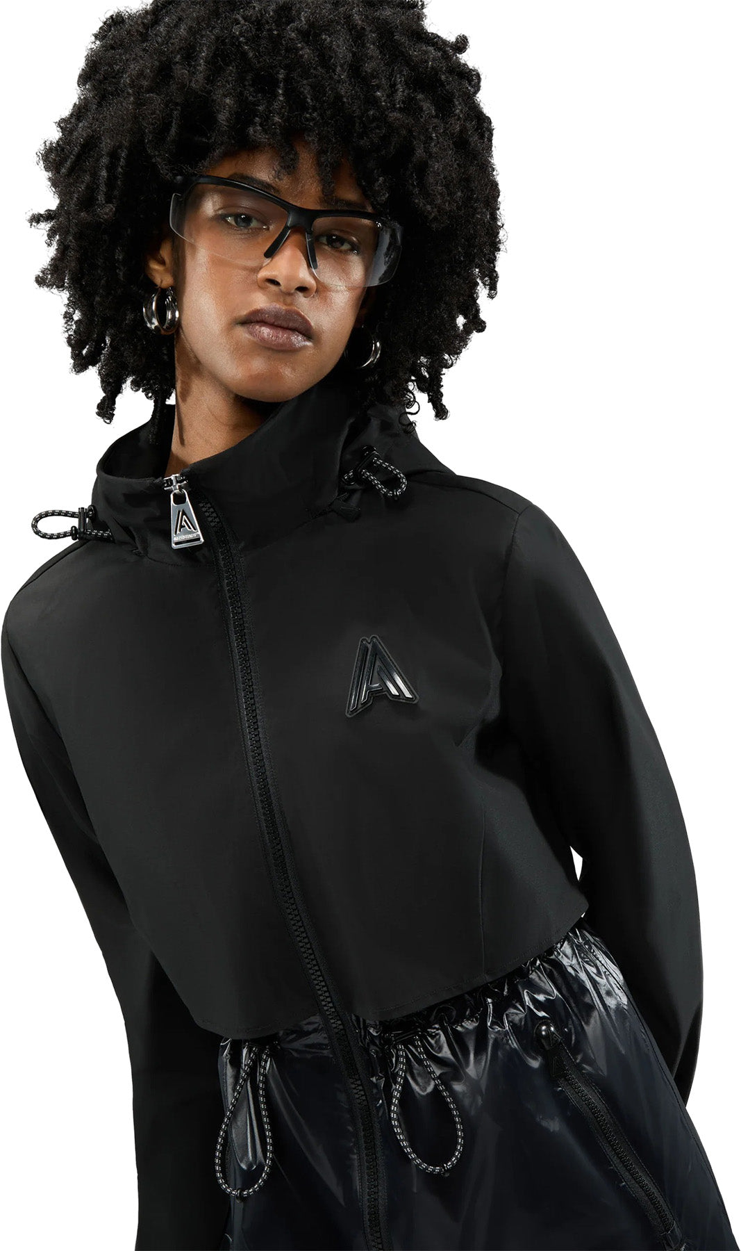 Valmenier Raincoat with Retractable Hood - Women's