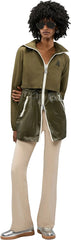 Valmenier Raincoat with Retractable Hood - Women's