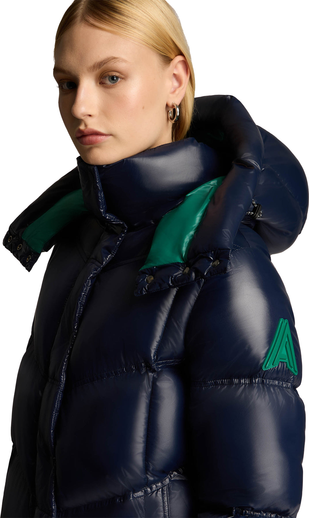 Meribel Quilted Maxi Puffer Jacket with Removable Hood - Women's
