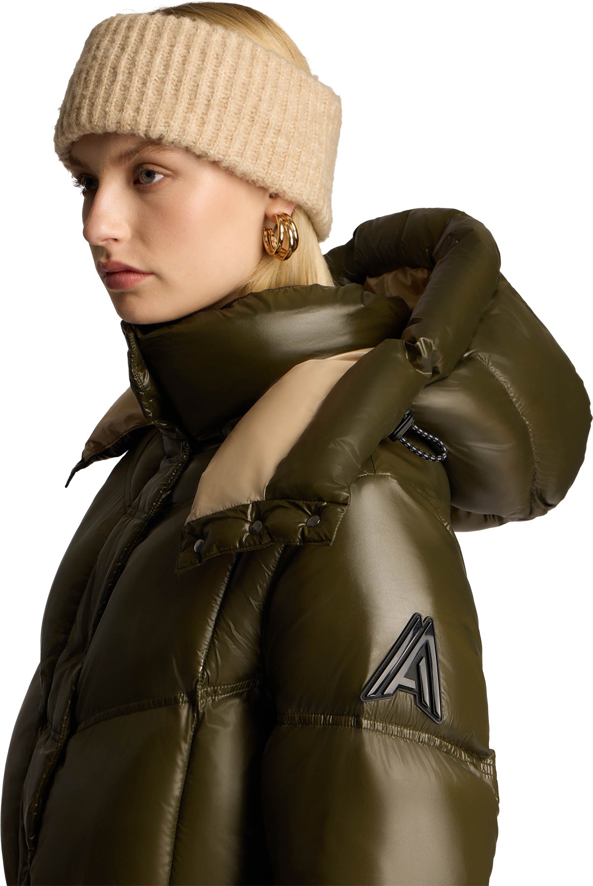 Meribel Quilted Maxi Puffer Jacket with Removable Hood - Women's