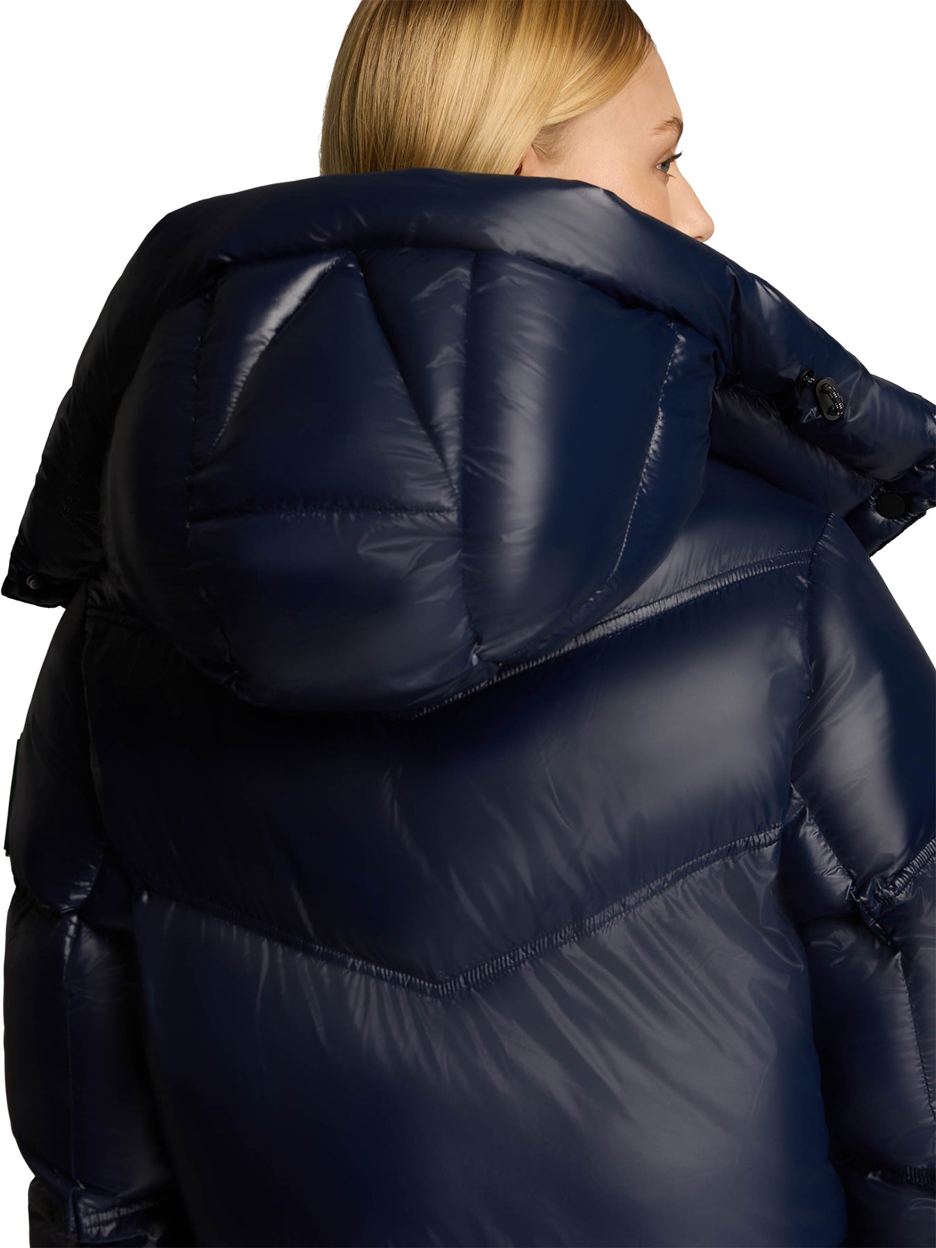 Meribel Quilted Maxi Puffer Jacket with Removable Hood - Women's