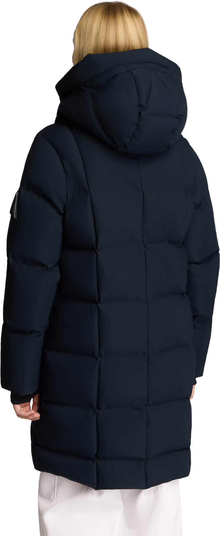 Cluze Mid-Length Puffer Jacket with Square Quilting - Women's