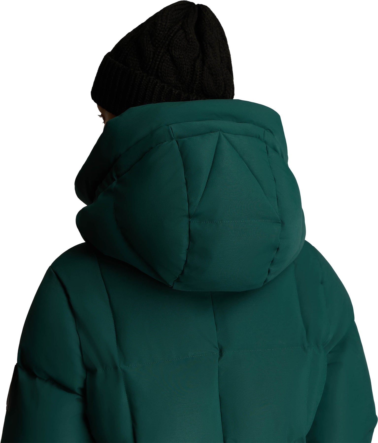 Cluze Mid-Length Puffer Jacket with Square Quilting - Women's