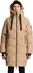 Cluze Mid-Length Puffer Jacket with Square Quilting - Women's