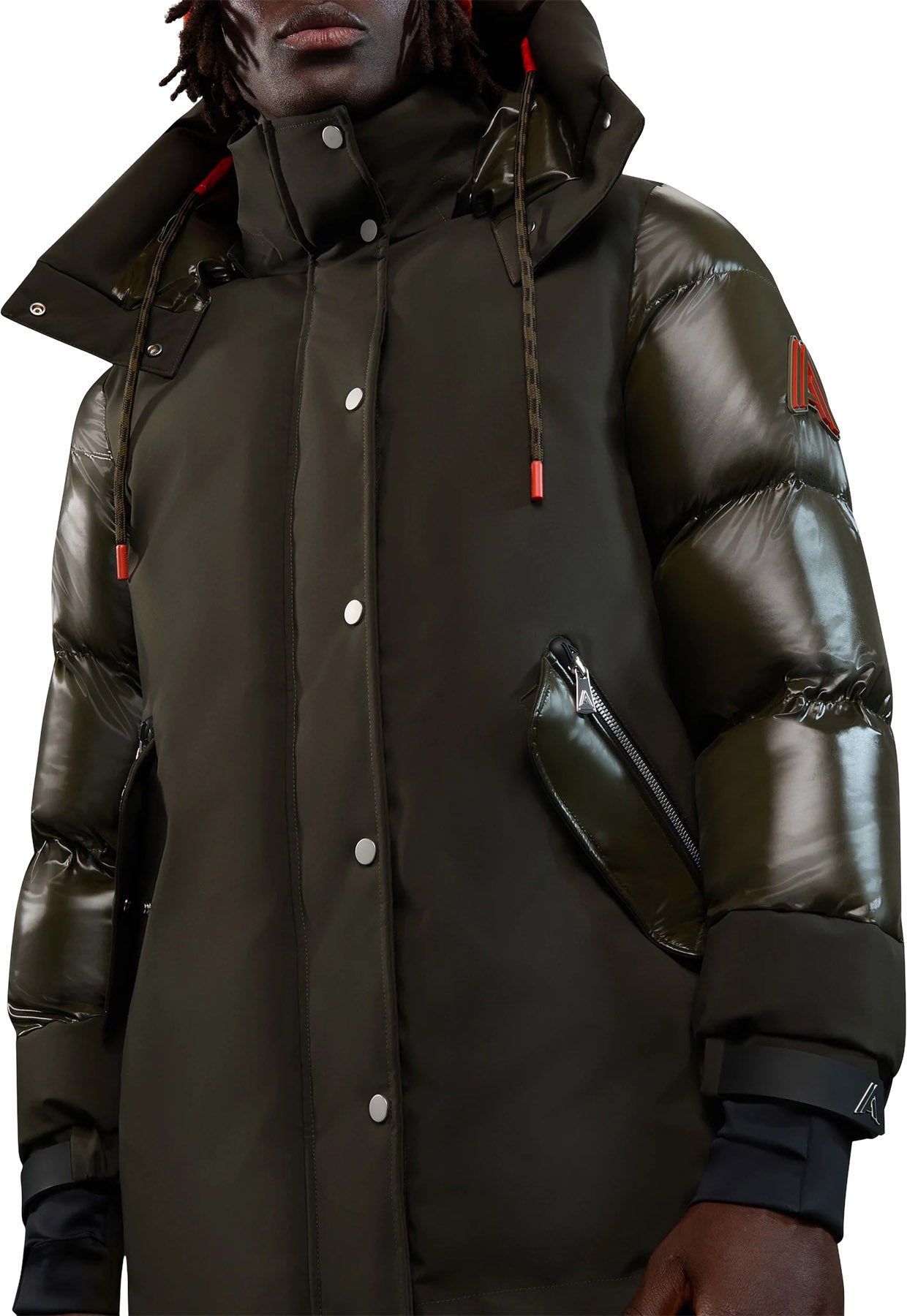  Brière Mixed media Puffer Parka - Unisex