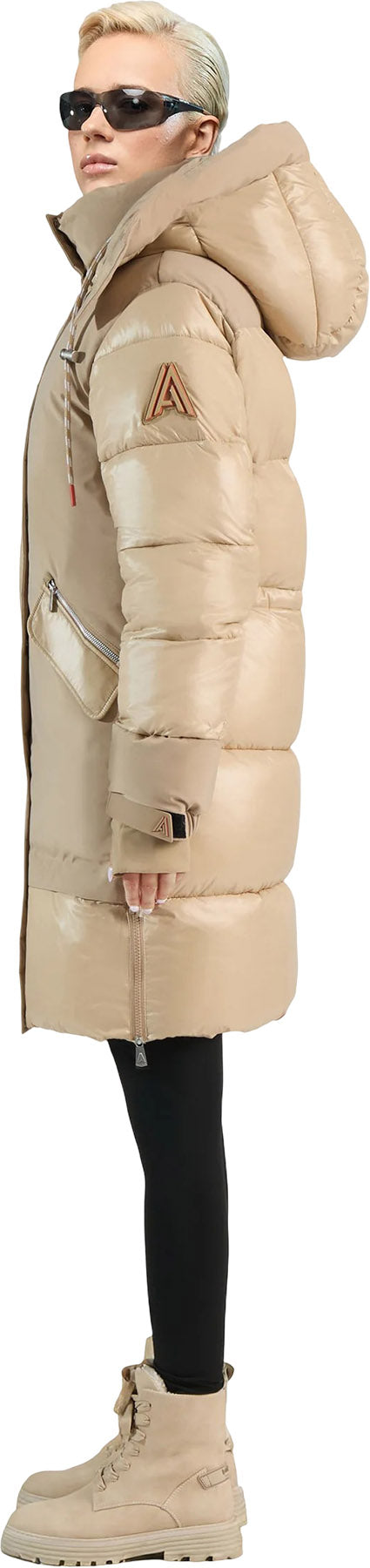  Brière Mixed media Puffer Parka - Unisex