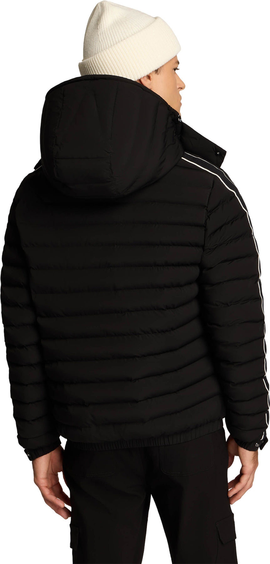 Uriage Lightweight Bomber Puffer Jacket with Removable Hood - Men's