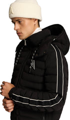 Uriage Lightweight Bomber Puffer Jacket with Removable Hood - Men's