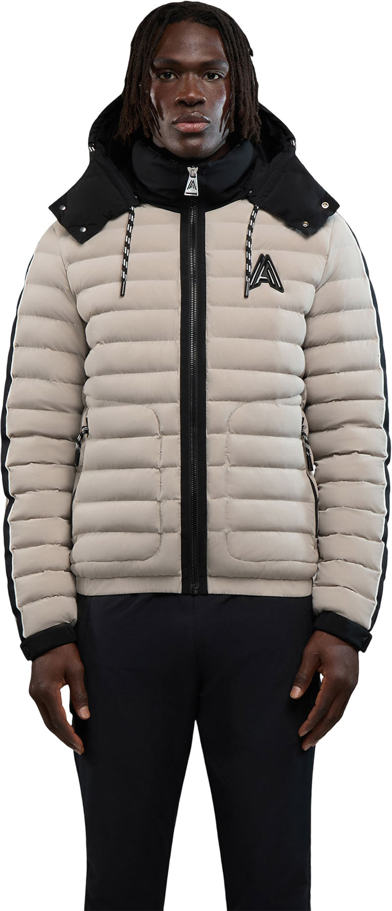 Uriage Lightweight Bomber Puffer Jacket with Removable Hood - Men's