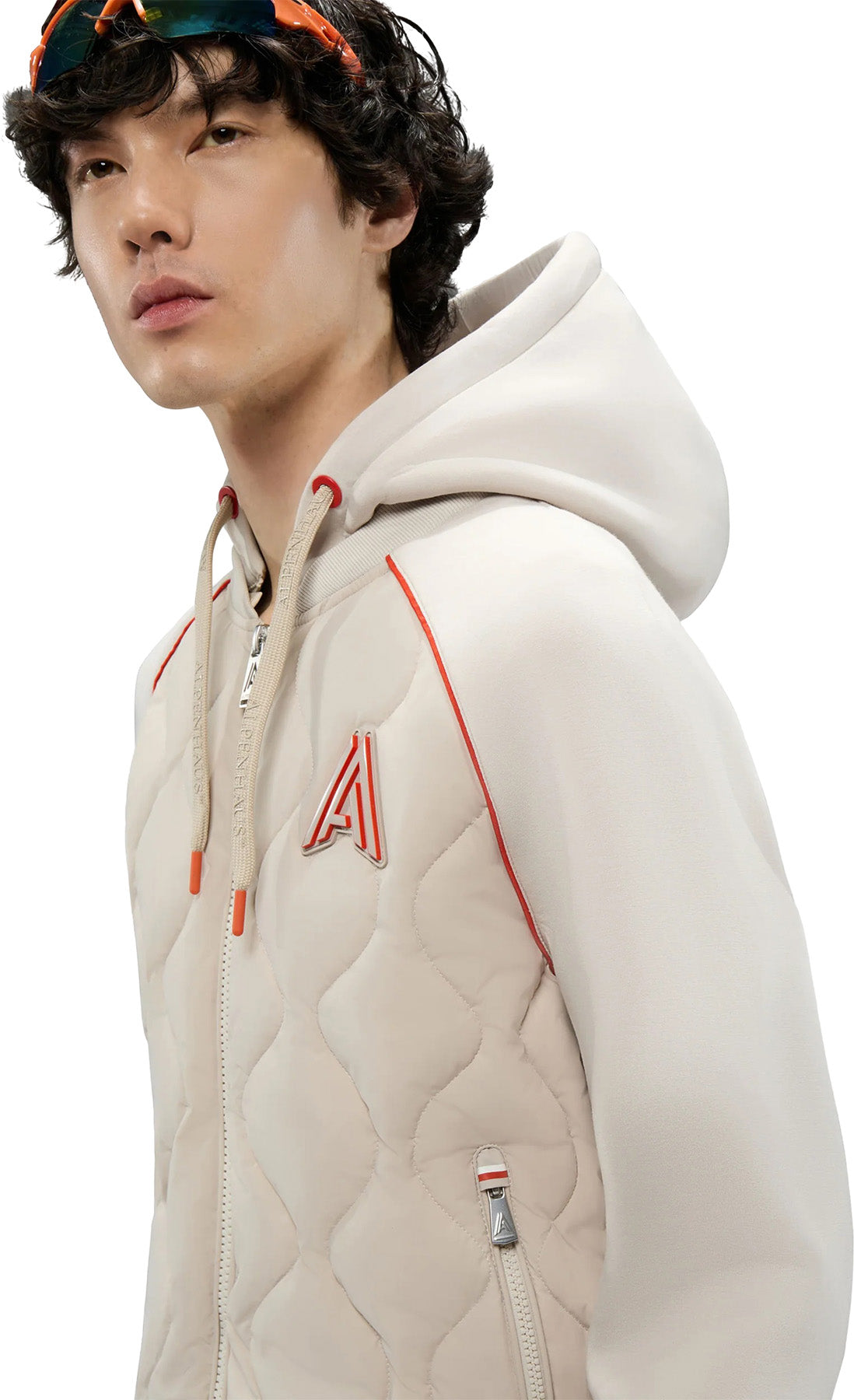 Bornant Hybrid Insulated Bomber Jacket with Removable Hood - Men's