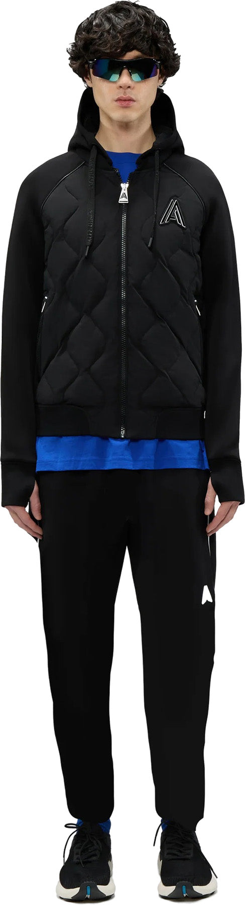 Bornant Hybrid Insulated Bomber Jacket with Removable Hood - Men's