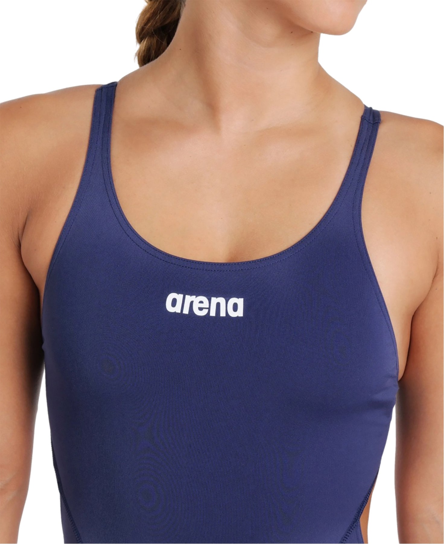 Team Swim Tech Solid One-Piece Swimsuit - Women's