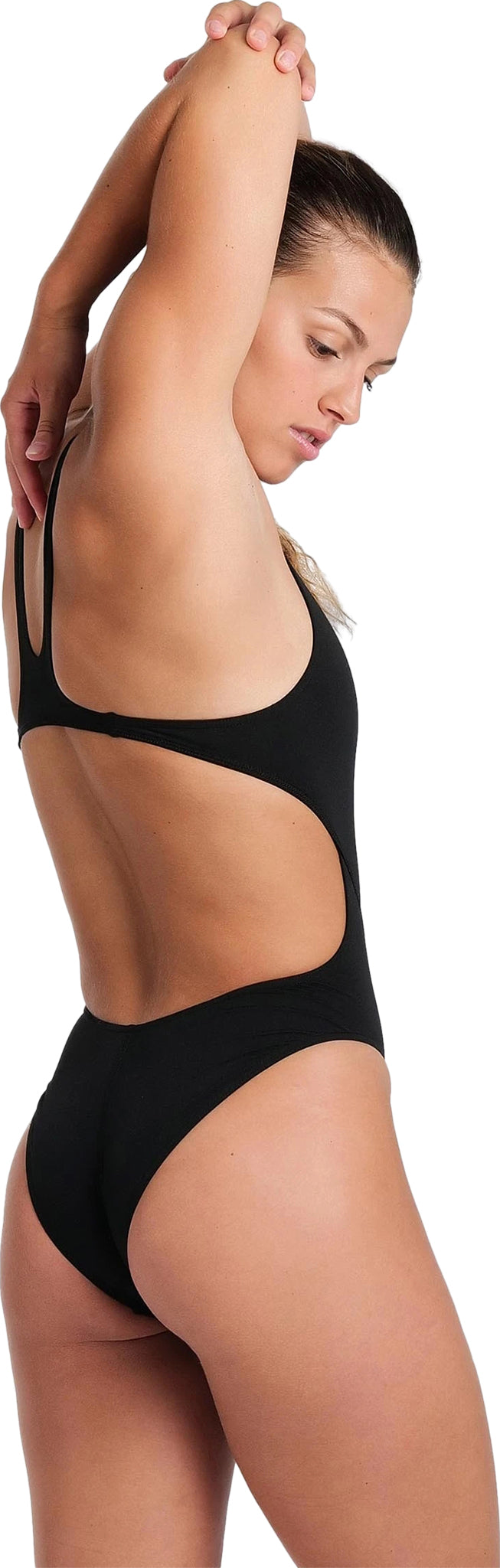 Team Swim Tech Solid One-Piece Swimsuit - Women's