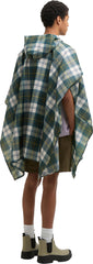 Tartan Showerproof Poncho - Unisex