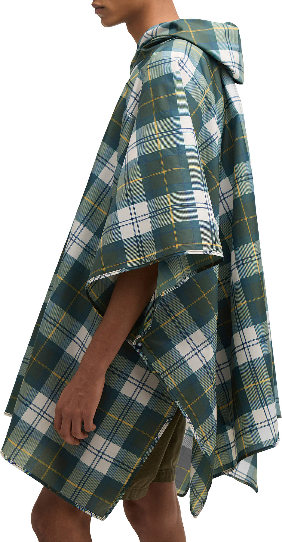 Tartan Showerproof Poncho - Unisex