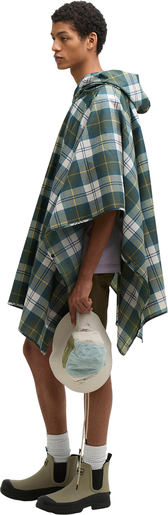 Tartan Showerproof Poncho - Unisex