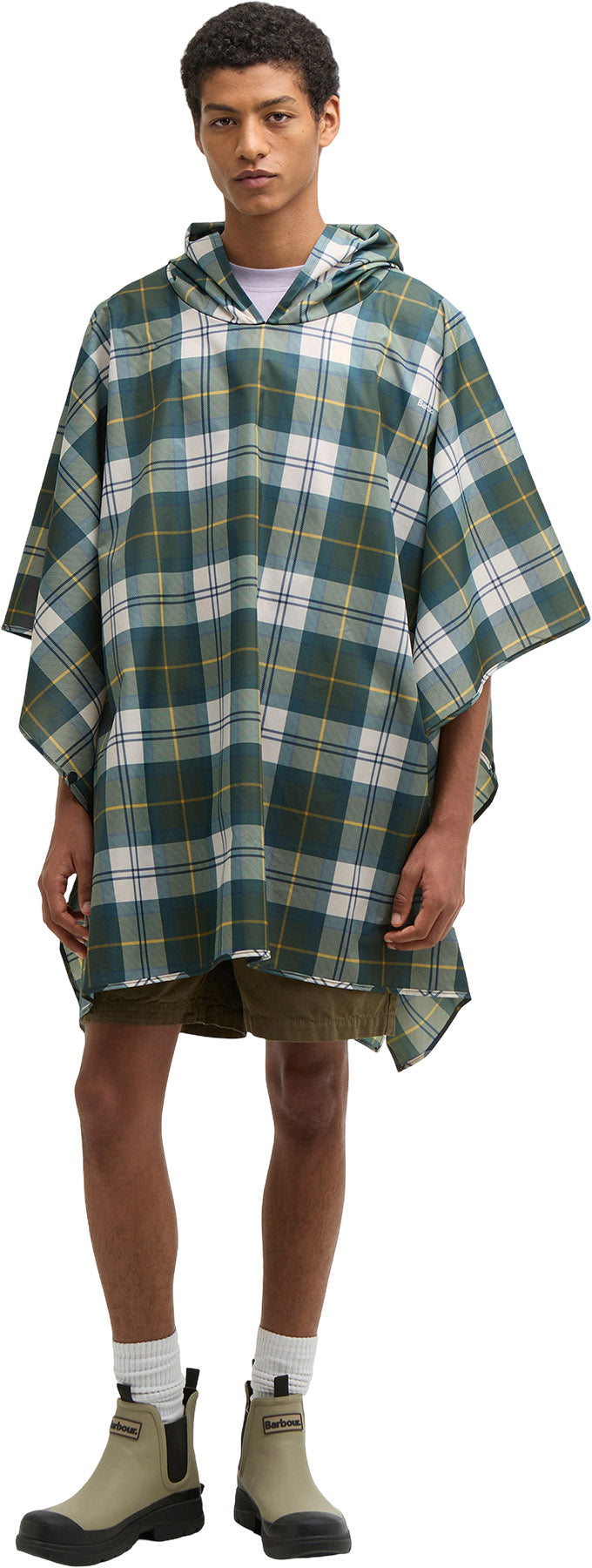 Tartan Showerproof Poncho - Unisex