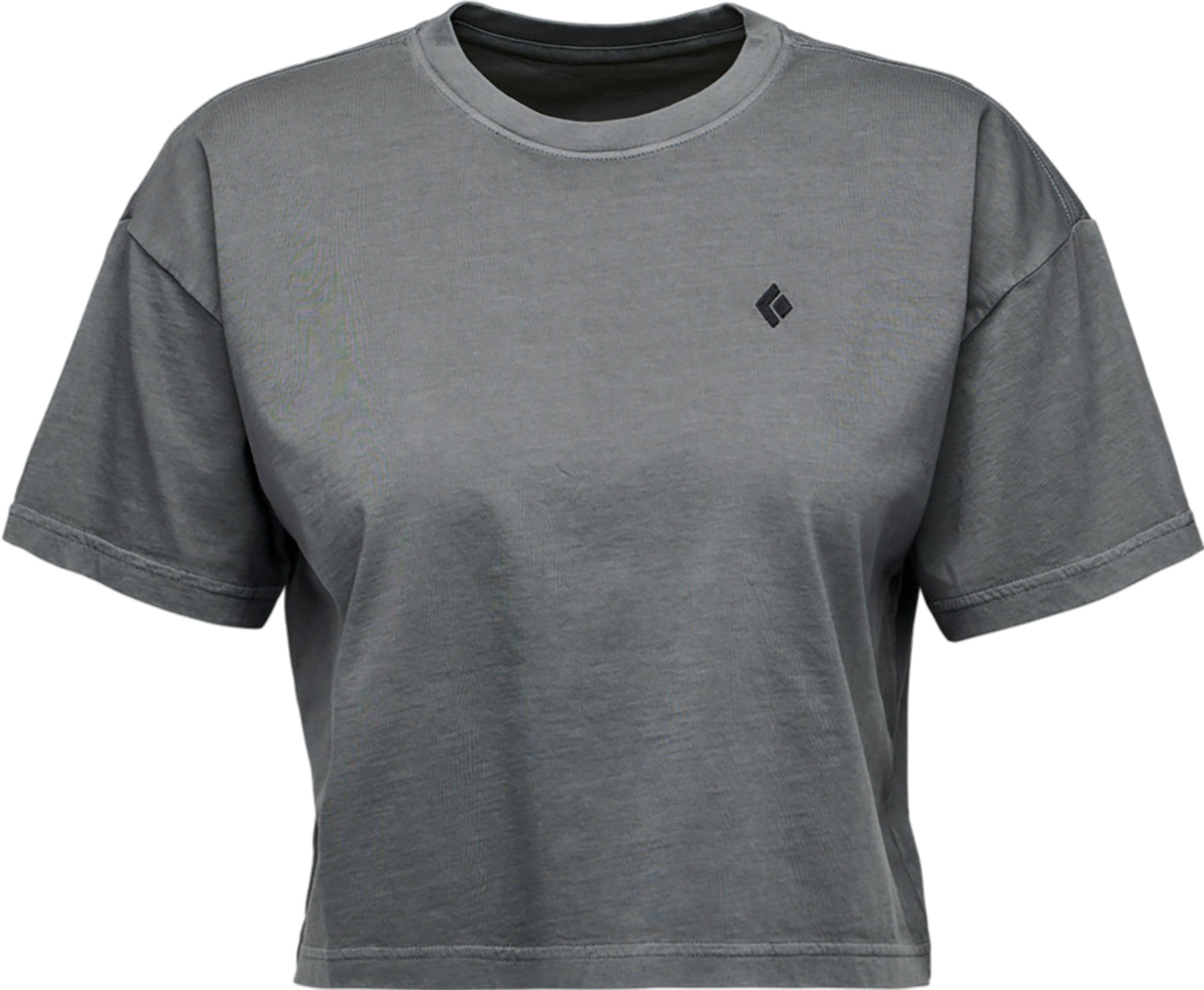 Diamond Short Sleeve Crop T-Shirt - Women's