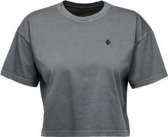 Diamond Short Sleeve Crop T-Shirt - Women's
