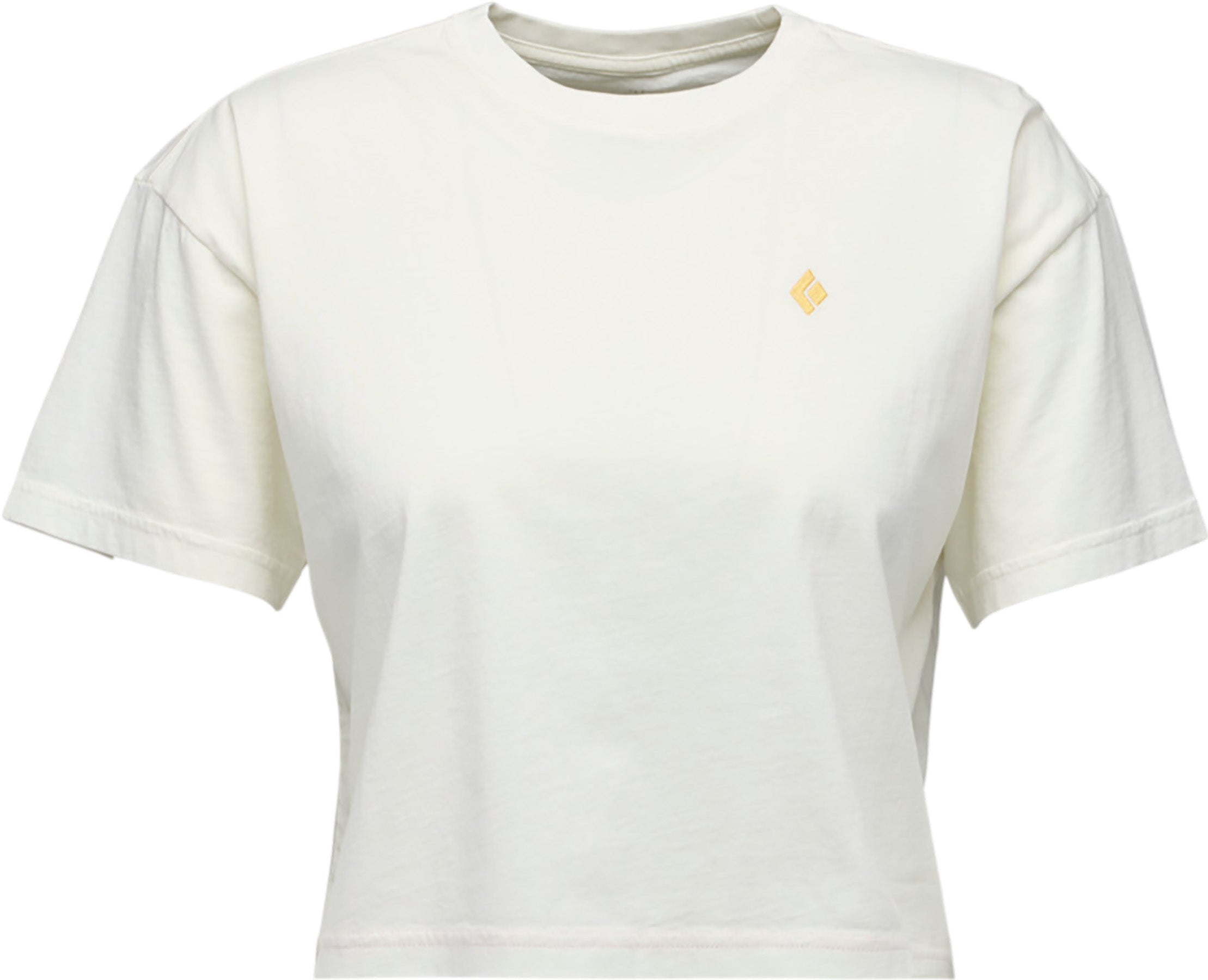 Diamond Short Sleeve Crop T-Shirt - Women's