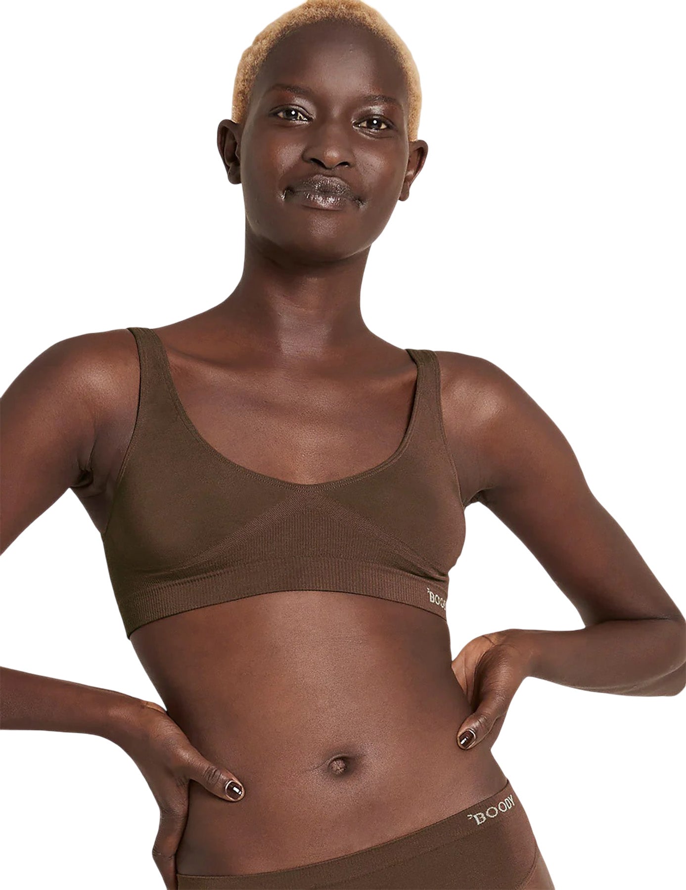 Seamfree Padded Crop Bra - Women's
