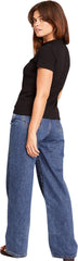 Ribbed Crew Neck T-Shirt - Women's
