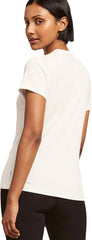 Ribbed Crew Neck T-Shirt - Women's