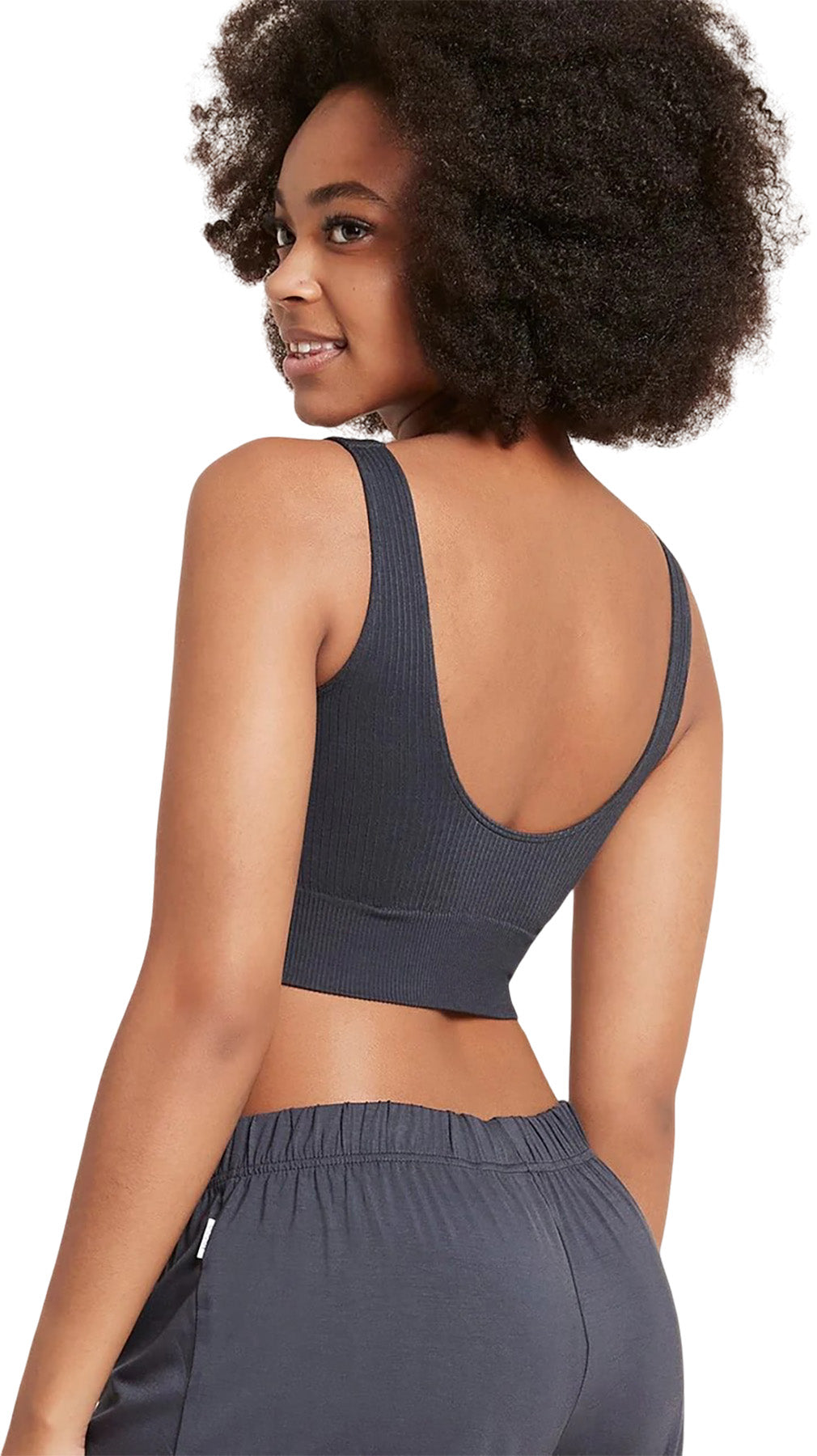 Ribbed Seamfree Crop Bra - Women's