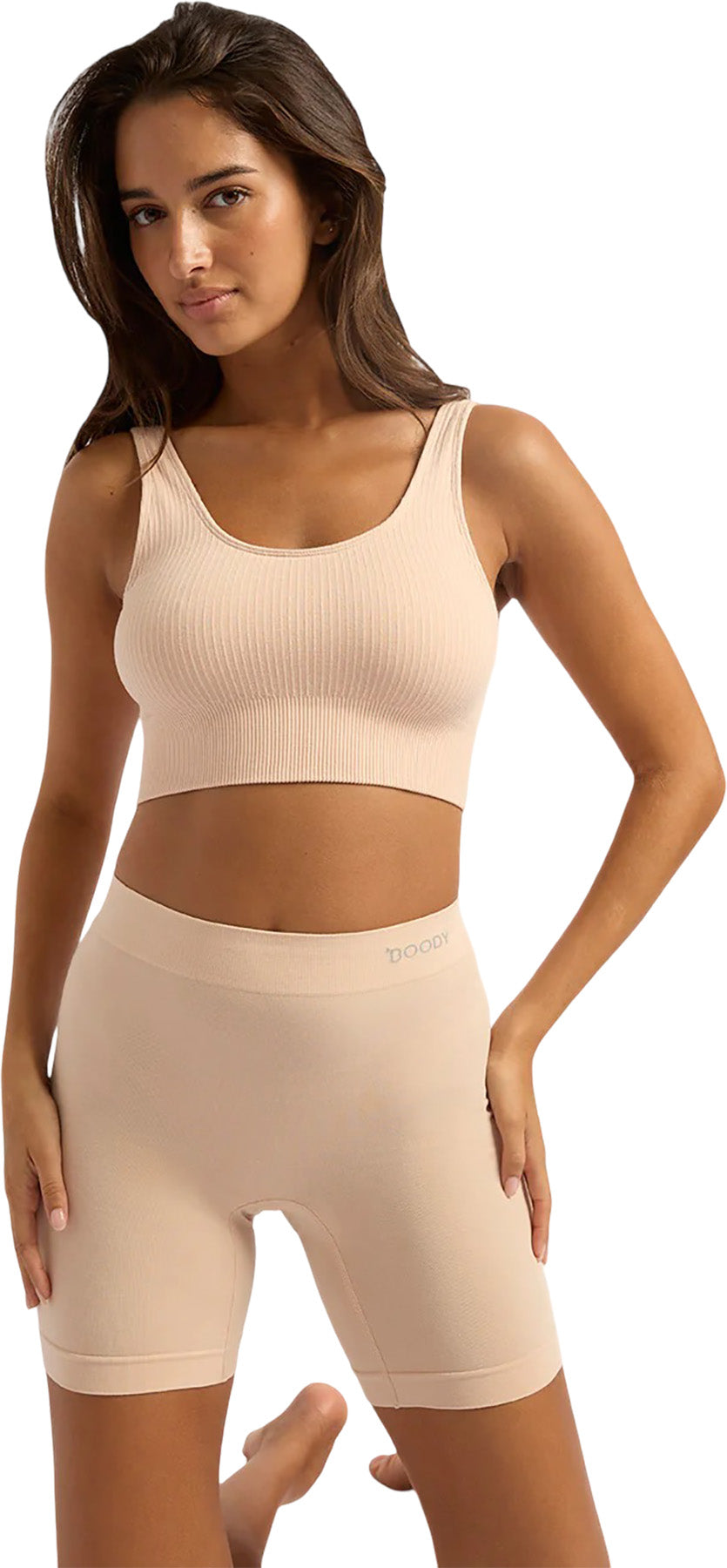 Ribbed Seamfree Crop Bra - Women's