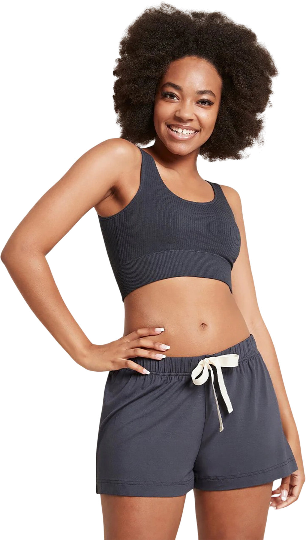 Ribbed Seamfree Crop Bra - Women's