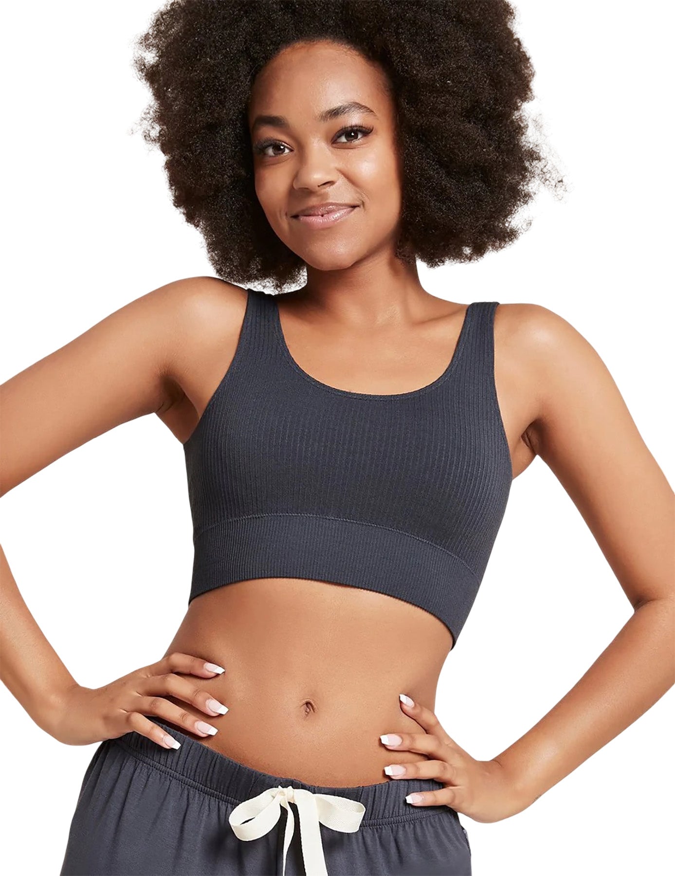 Ribbed Seamfree Crop Bra - Women's