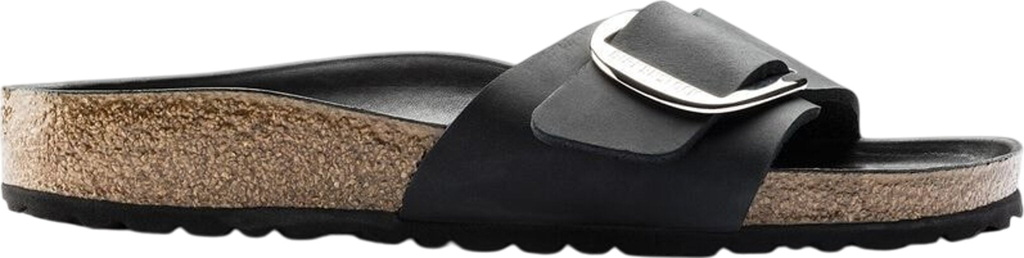Madrid Big Buckle Oiled Leather Sandals [Narrow] - Women's