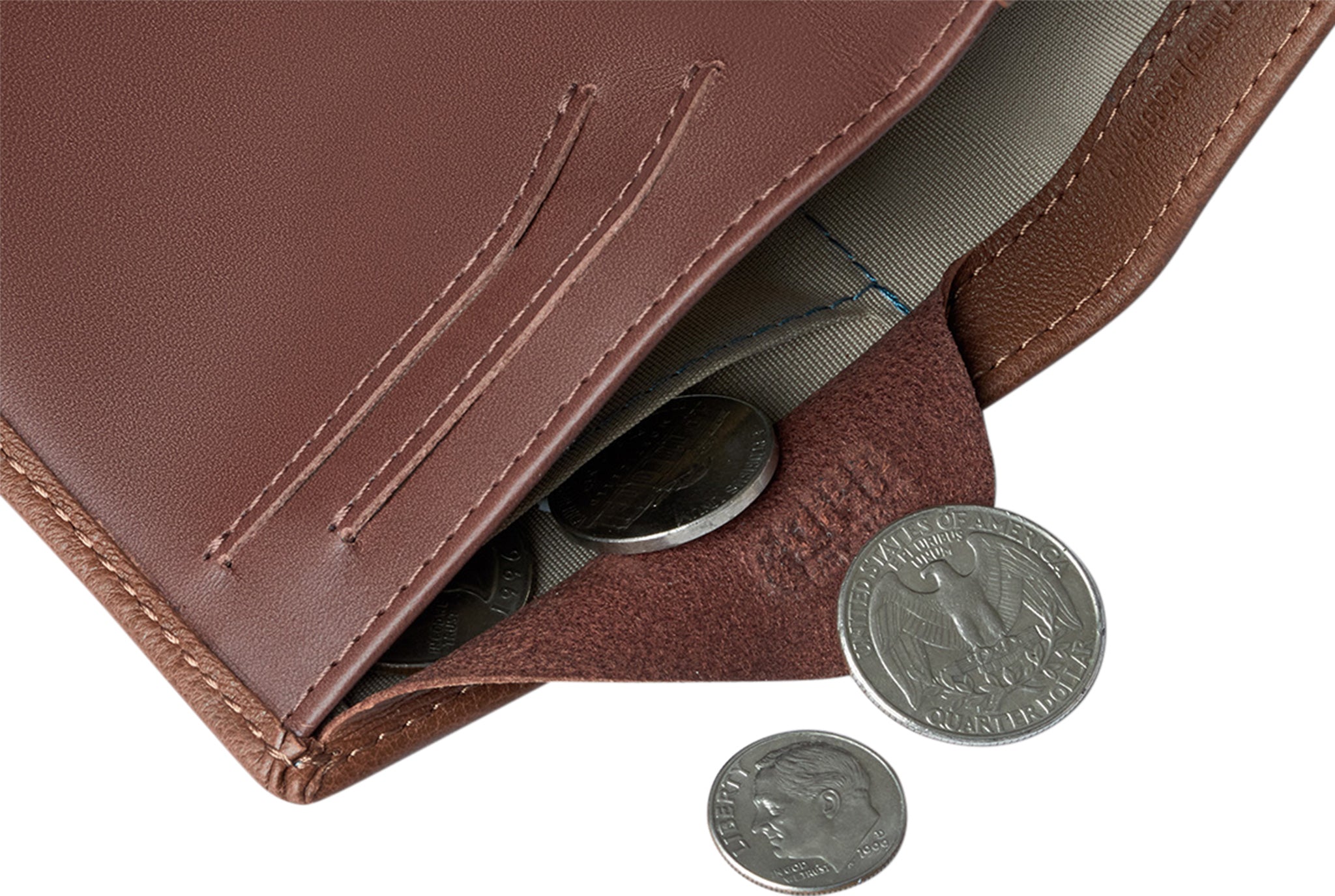 Note Sleeve Leather Wallet - Men's