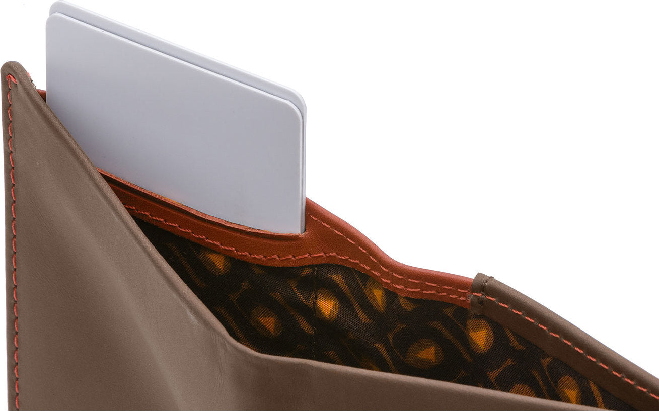 Note Sleeve Leather Wallet - Men's