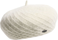 BRITNI TEXTURED WOOLEN BERET HAT - Women's